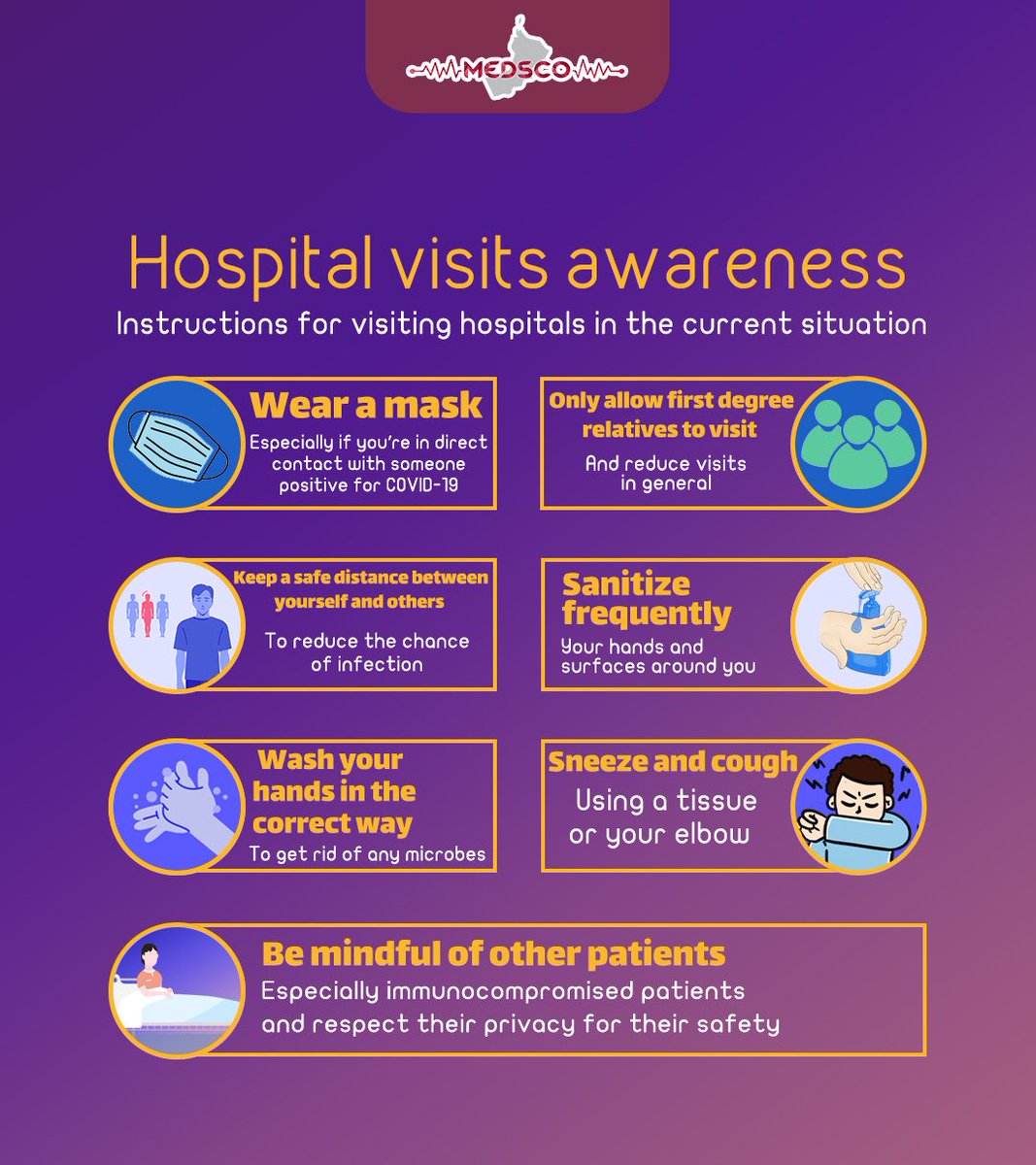 MedSCO_Oman's tweet photo. Hospital visits awareness. 🏥✨#MedSCO https://t.co/xzrh3hTwSc