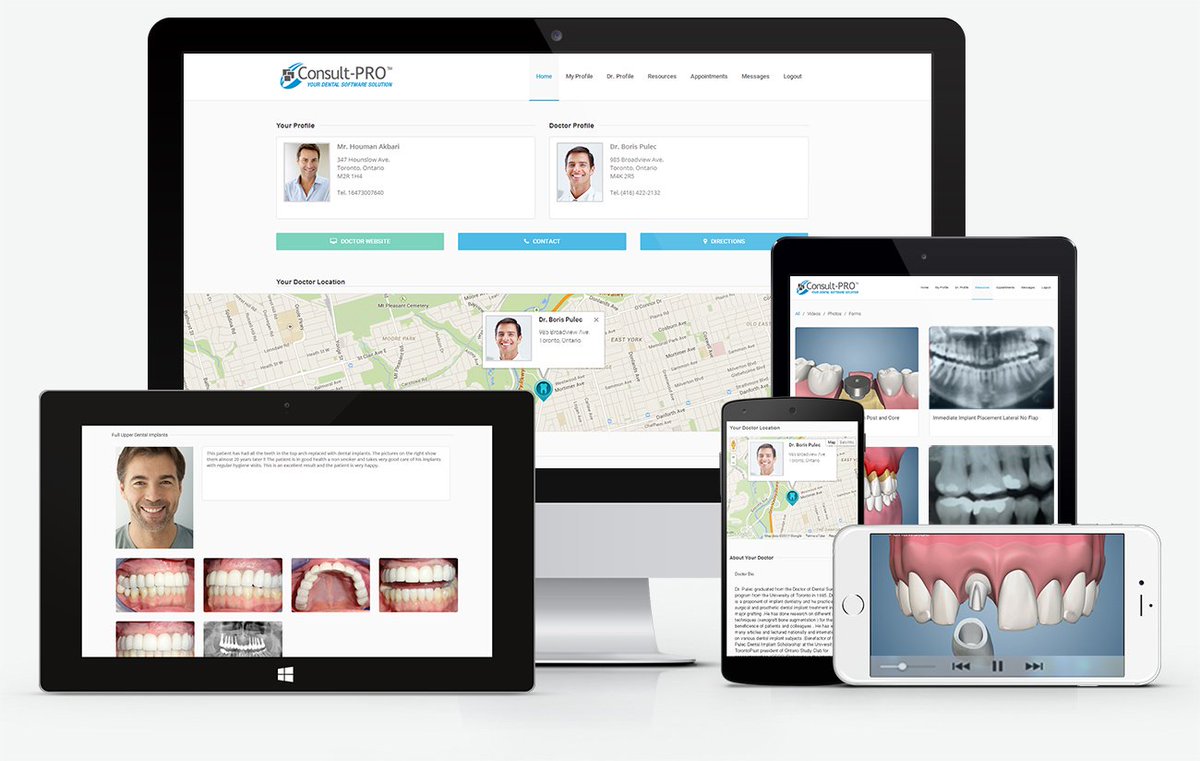 ConsultPROX's tweet photo. Do you want to be able to communicate effectively with your patients from home? Consult-PRO's Connect feature lets you talk to patients, and even share their x-rays and treatment plans with them!

Find out more on our website: https://t.co/BUW30RF6Tr https://t.co/SLPfKLPUg3