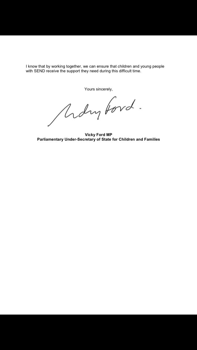 An open letter from <a href="/vickyford/">Vicky Ford</a> regarding children with SEND, their families and those that care for them #COVID2019