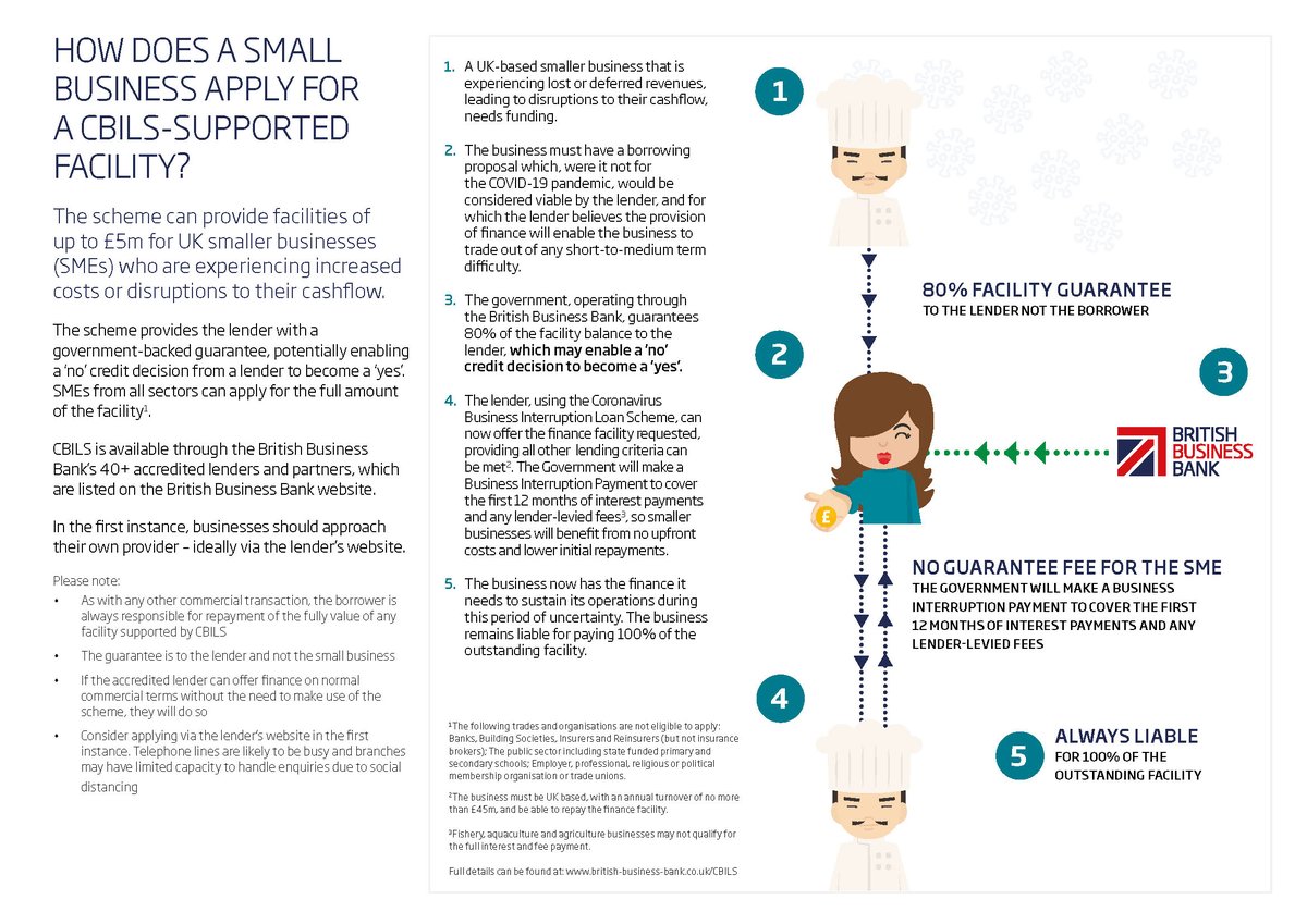 We're working with Key Lenders to bring the #Government backed lending schemes to our #SMEs.  For more information and to see if your #business qualifies see this useful infographic british-business-bank.co.uk/wp-content/upl…

#BusinessFinance #BusinessFunding #SMEFinance #UKBusiness