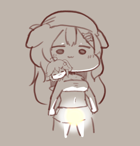 戌神ころね ,さくらみこ 「#できたてころね 」|デデチのイラスト