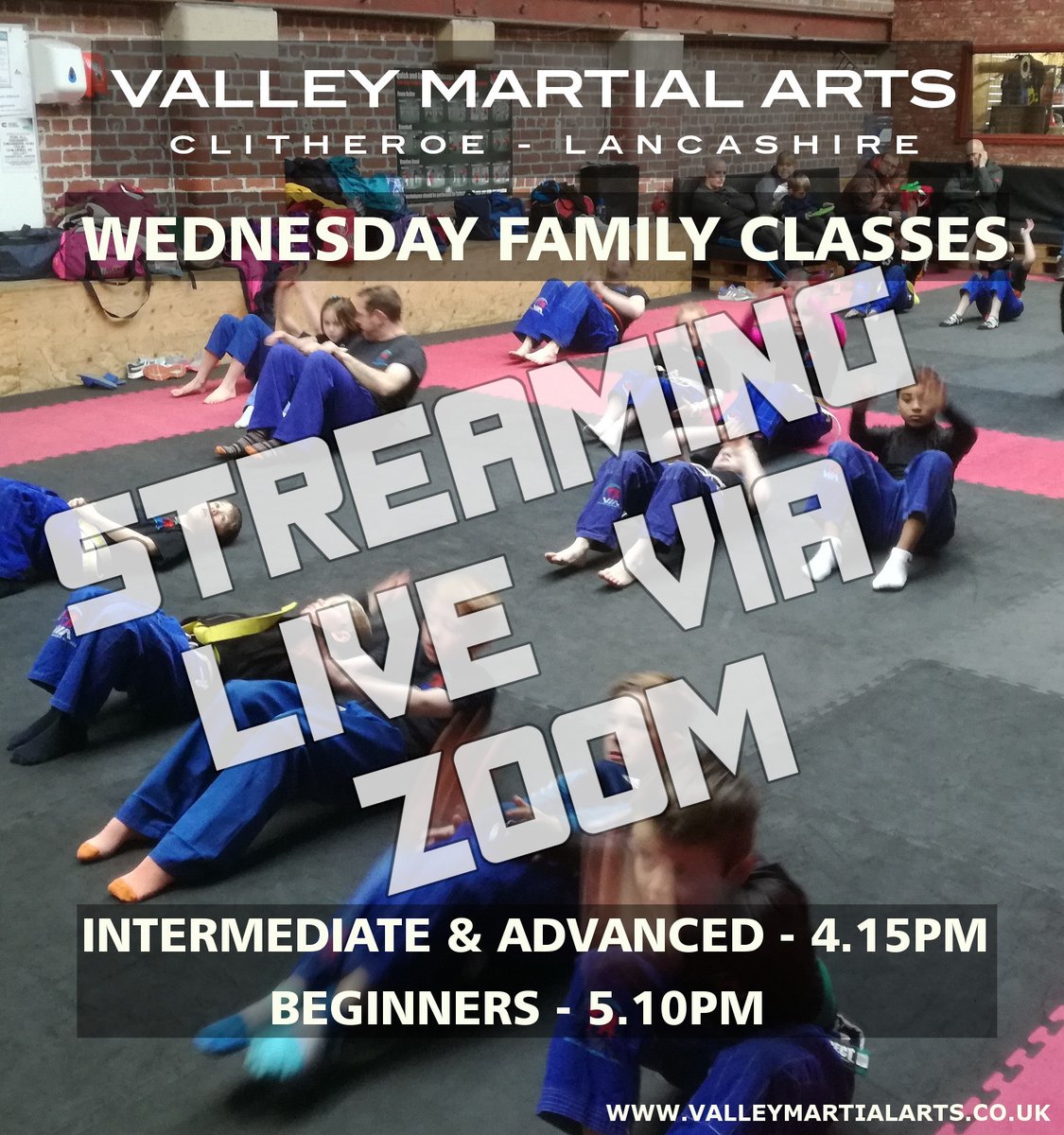 VMAClitheroe's tweet image. Online Family Classes Today
Int/Adv 4.15pm
Beginners 5.10pm
#valleymartialarts #martialarts #families #traintogether #kids #adults #fun #selfdefence #confidence #fitness #mma #friendly #welcoming #encouraging #positive #parents #brothers #sisters #mothers #fathers