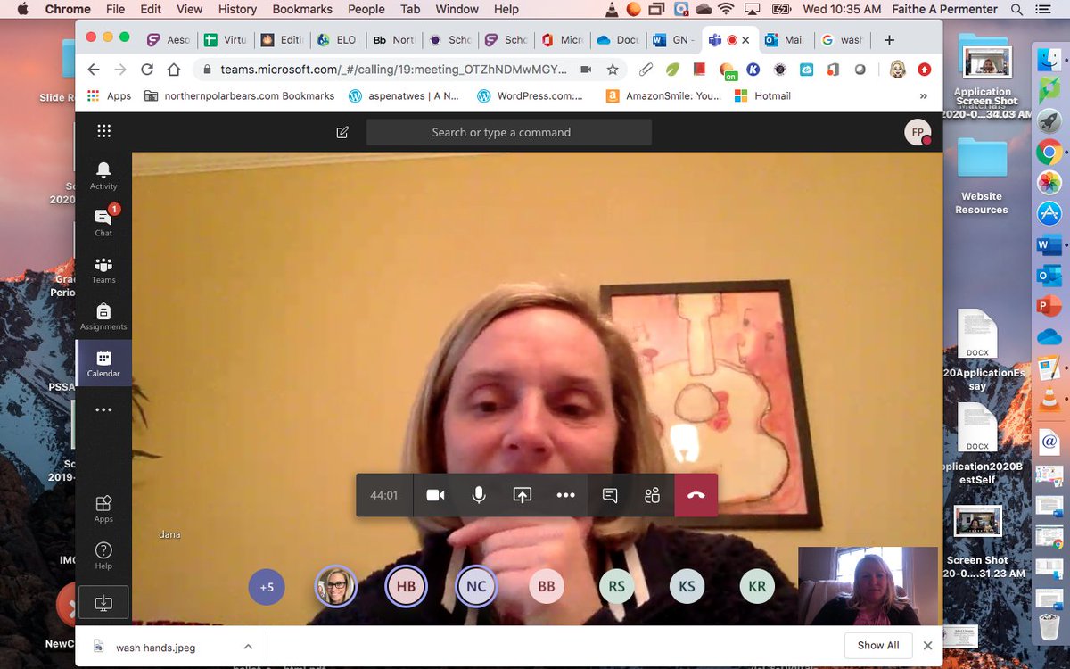 WESpolarbears's tweet photo. WES Colleagues enjoyed connecting virtually this morning. General consensus... we miss our WES kids! #TeamNorthern #WESdriven2achieve https://t.co/lFTO3Rfydp