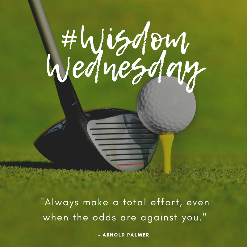 CMAGolfCourse's tweet photo. #WisdomWednesday https://t.co/UO7JiMzWIF