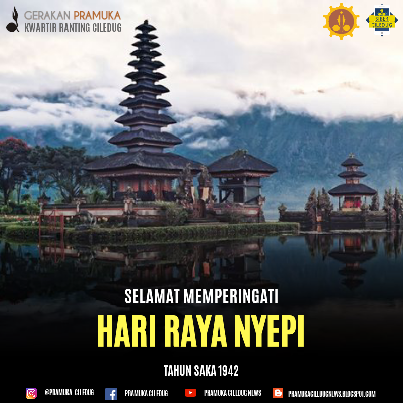 pramuka_ciledug's tweet photo. Hari ini (25/3/2020) umat Hindu di Indonesia merayakan Hari Raya Nyepi. Dalam perhitungan kalender Bali, Nyepi jatuh pada tanggal satu bulan ke-10.

Selamat Hari Raya Nyepi 🙏
#PramukaCiledug #ForSDGs https://t.co/NmXzrgWiYC