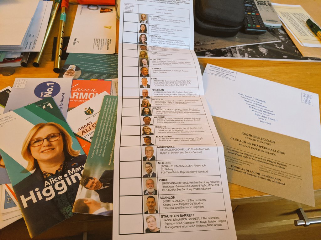 T0mmyEnglish's tweet image. Now then... Who to vote for? 🤔 #SeanadElection