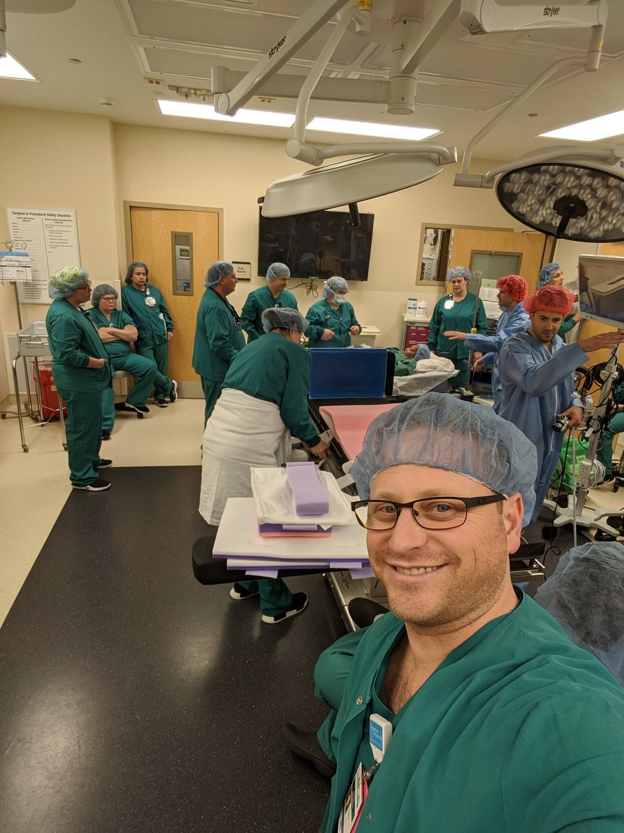 MichaelMorell8's tweet photo. Mock run before our first bariatric cases this coming Monday. I'm so proud of and happy to have such an awesome and dedicated bariatric team! https://t.co/lbEe3HUUTO