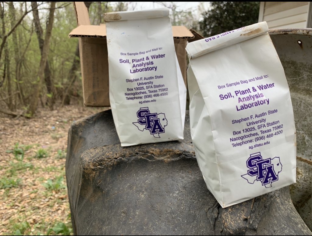 WildLifeGrocery's tweet photo. Spring soil samples collected &amp; headed to the lab today! Anybody else planting some groceries for your wildlife this Spring? https://t.co/uRRwxwC4sU