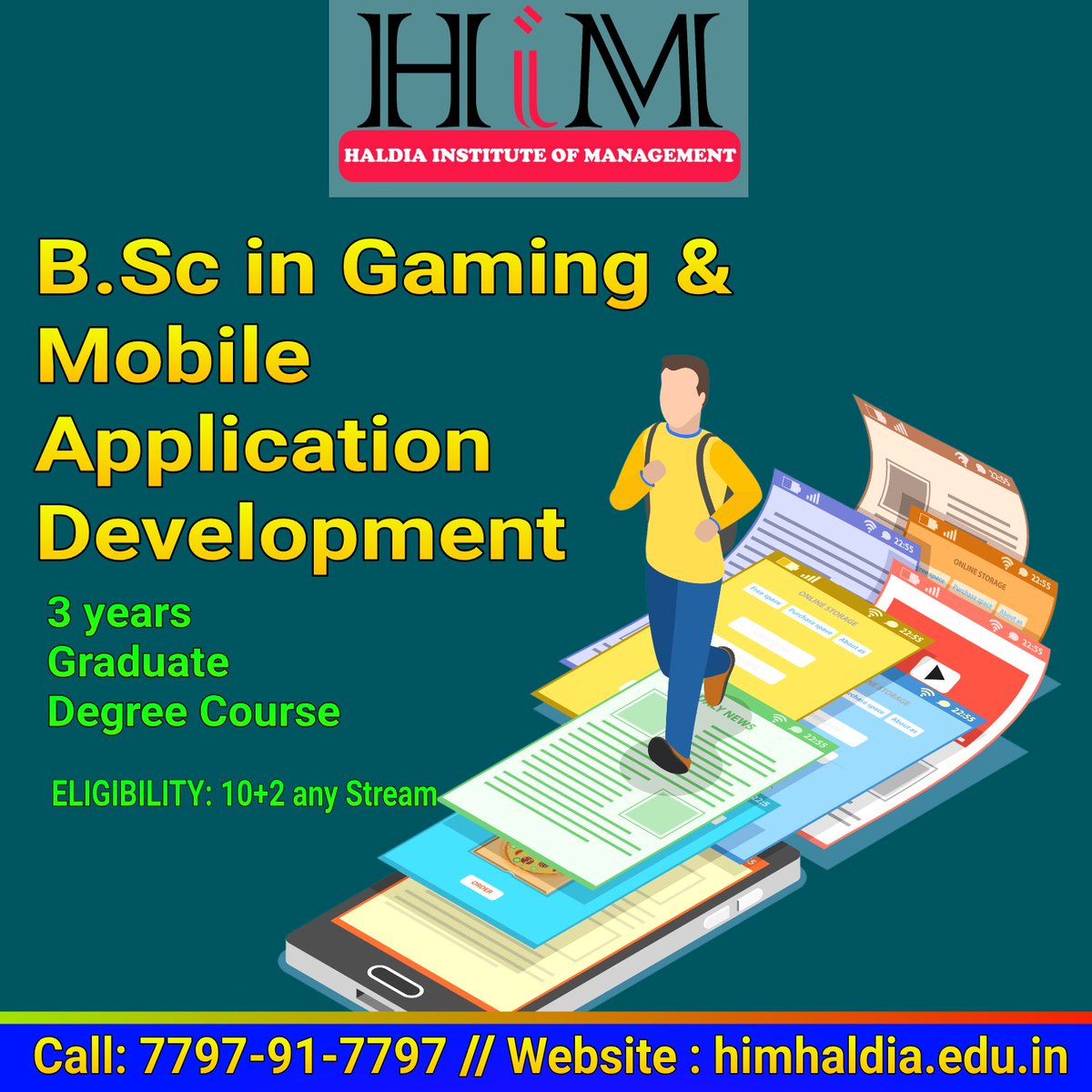 B.Sc in Gaming and Mobile Application Development
Admission open 2020-21
Call us to know more: 7797-91-7797
#HaldiaInstituteofManagementis 
#bestmanagementcollege
See post by Haldia Institute of Management on Google: posts.gle/JN7wb