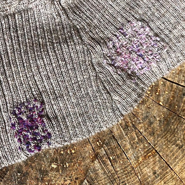 hodgepodgefarm's tweet photo. i’ll just keep darning until this passes... plenty to keep me busy! #mendmarch https://t.co/nXBSum3AgQ https://t.co/9wj1vBj5Mp
