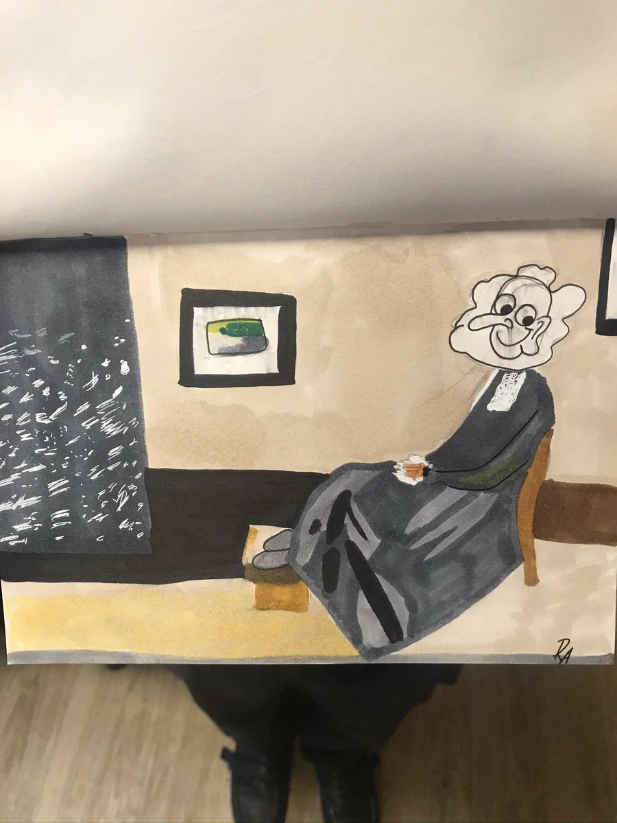 StPaulsBolton's tweet photo. 🖼 Fantastic home learning in Art- inspired by a Mr Bean movie! @Sharples_Art https://t.co/KwipTQj4ET