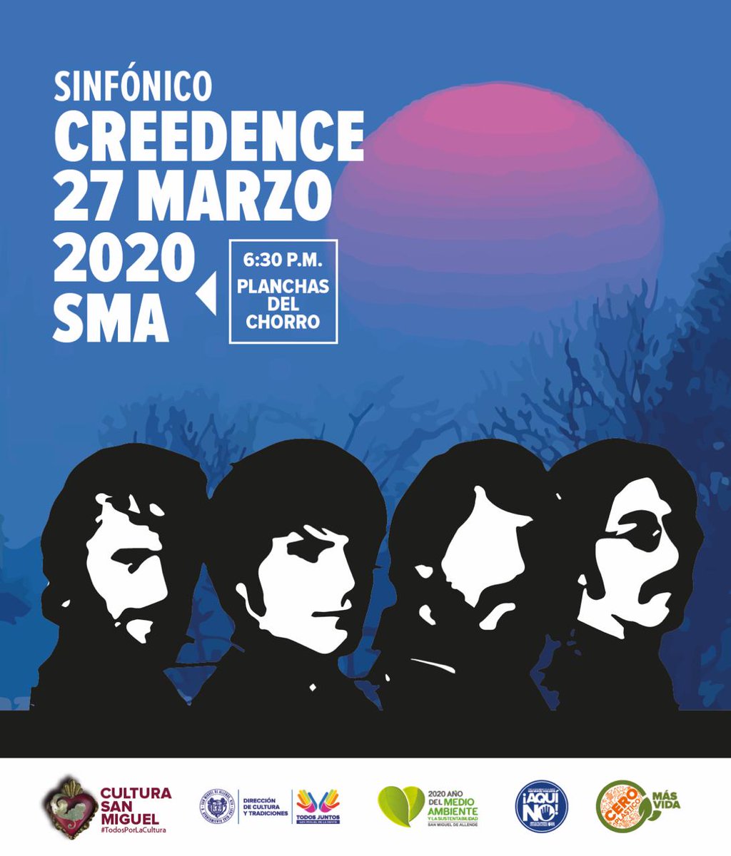 GobSMA's tweet photo. #DéjameQueTeCuente… Que en San Miguel la cultura la llevamos a toda la gente,  este 27 de marzo disfruta del Concierto Sinfónico de Creedence a las 18:30 hrs.  en las Planchas del Chorro en #SanMiguelDeLaGente. #VíveloMejor https://t.co/ZaaL4Hv8kE
