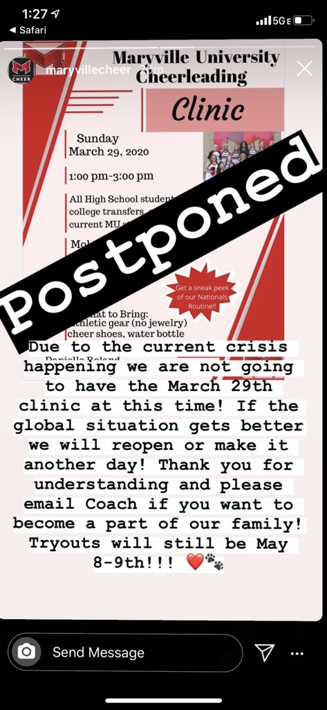 As much as we’d love to see your beautiful faces, we want everyone to be healthy and happy first!