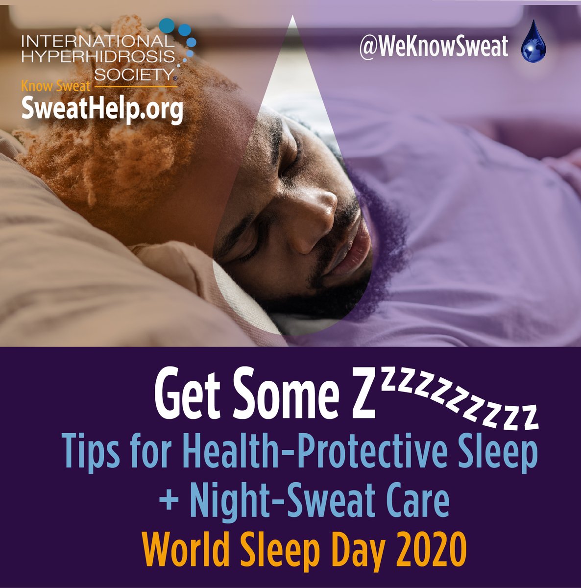 WeKnowSweat's tweet photo. According to the @NIH_NHLBI, immune systems rely on sleep. Quality sleep helps protect physical + #mentalhealth.
For #WorldSleepDay, catch-up on 8 tips for better #sleep & how to deal with #nightsweats: https://t.co/XkR1WTgKTw
#WSD #MySleepHealth @_WorldSleep @SleepFoundation https://t.co/YjpbulibVr