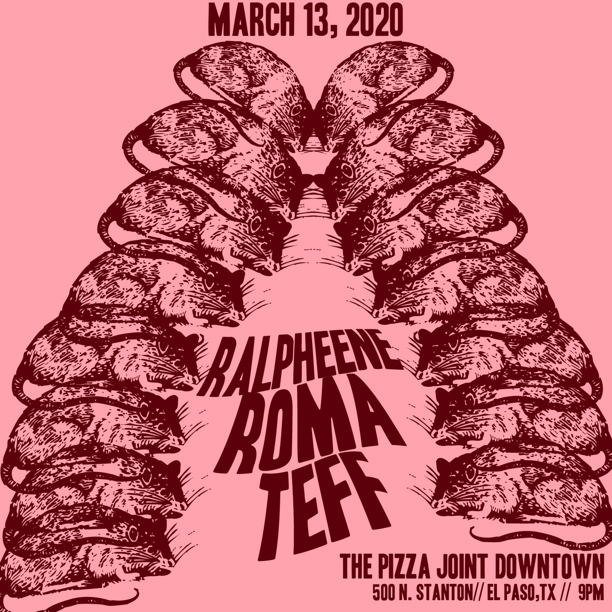 ralpheene's tweet photo. YR ALL DOOMED #FridayThe13th #elpaso #elpasotx #elpasomusicscene #diy #diymusic https://t.co/5eRqjfofDf