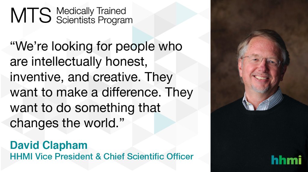 hhmi_science's tweet photo. Medically trained scientists have made important breakthroughs in areas including cancer biology, genetics, and bioengineering. We know how vital these scientists are to basic research: https://t.co/UAiJhZdZvu #MTSfellows https://t.co/KYCOZB0wYd