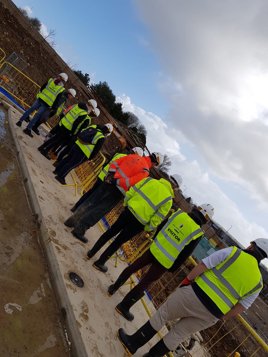 nicolahunt7's tweet photo. Celebrating our 3rd #buildinglives mentoring programme with @BridgendCBC #Inspire2Work team. The programme supports NEET individuals gain, employability and site experience whilst they sit their CSCS card training #purposebeyondprofit @WillmottDixon @acorn_trades @swpolice https://t.co/d9JVY83IHr