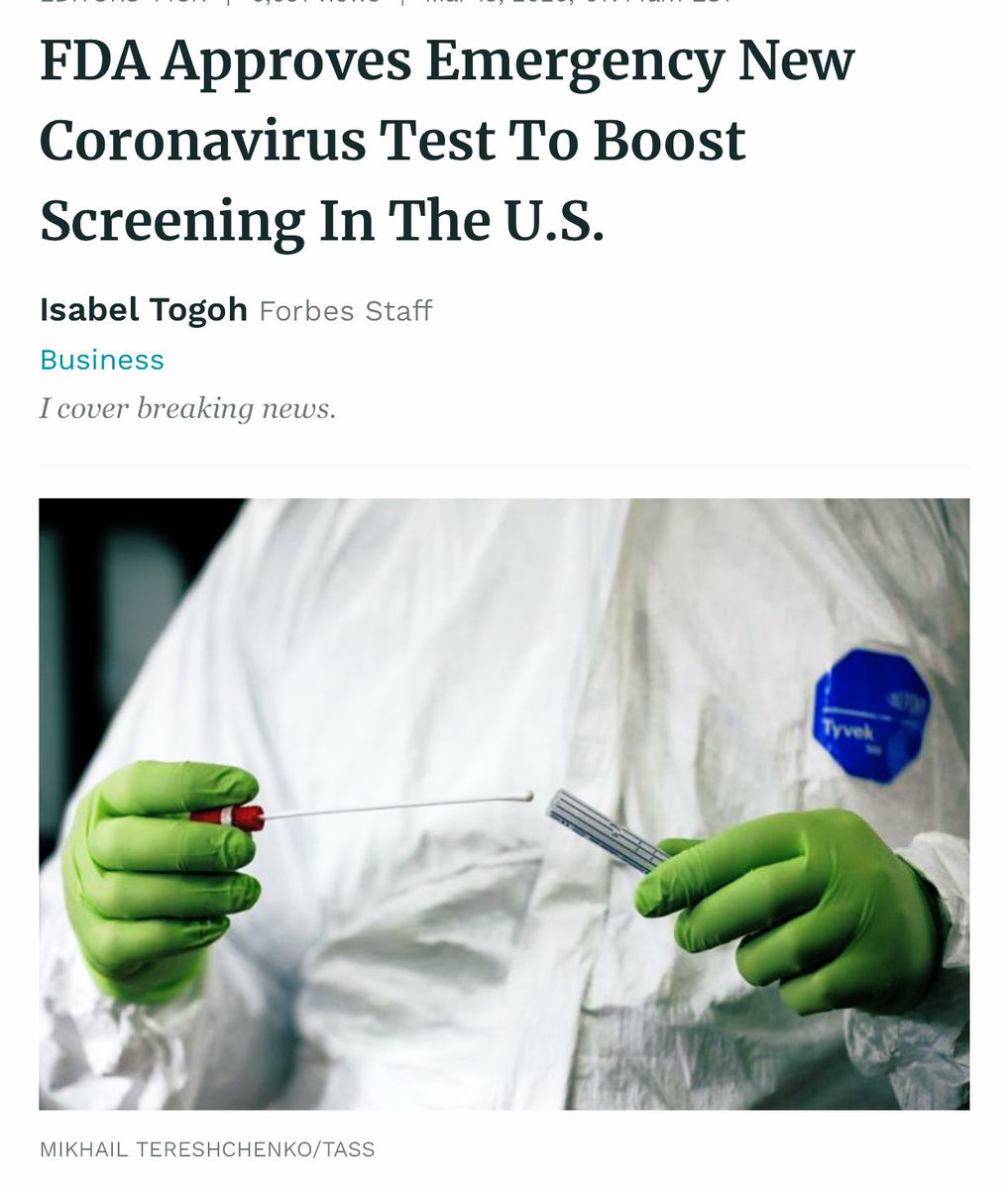 الخبر السعيد من المختبرات الطبية، المنجز  لا يعالج #كورونا بعد لكنه يسرع بعملية الفحص البطيئة حاليا، قادر على فحص 4 آلاف شخص في اليوم والنتيجة تظهر في اقل من اربع ساعات  #Covid_19