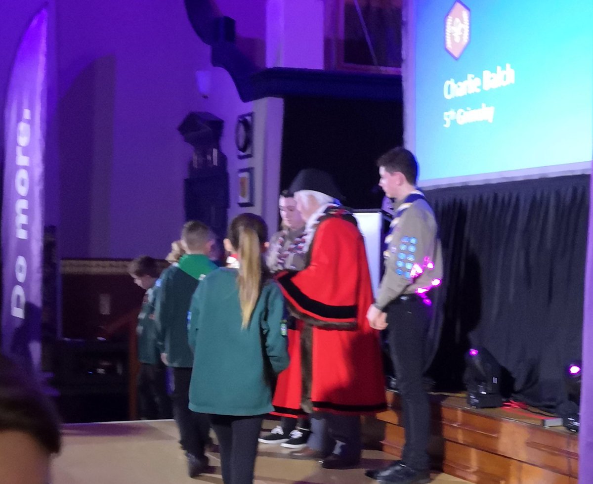 GYCScouts's tweet photo. And we're off! First up the recipients of the Bronze Scout Award, given to Beavers and ex-Cubs #DoMoreBeMore #GYCScoutsAwards20 https://t.co/ruokLTfLWV