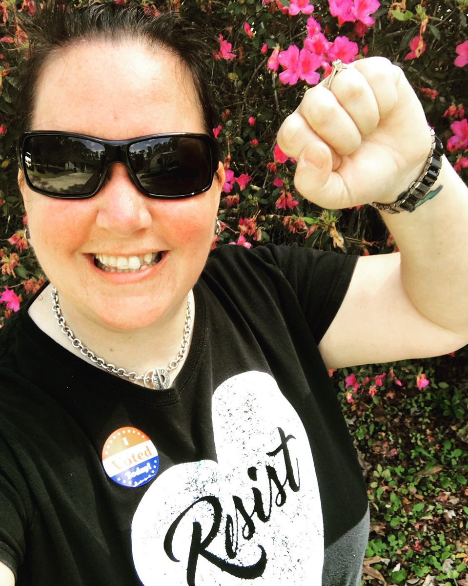 FL4Bernie2020's tweet photo. Trish just early voted for Bernie in St. Johns County! #FloridaForBernie #Bernie2020 #FLPrimary #EarlyVotingWeek #BernieIsRight https://t.co/DJJK1MgSwr