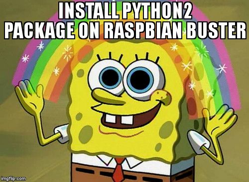 pi_stack's tweet image. Install python2 package on Raspbian Buster raspberrypi.stackexchange.com/questions/1092… #python2x
