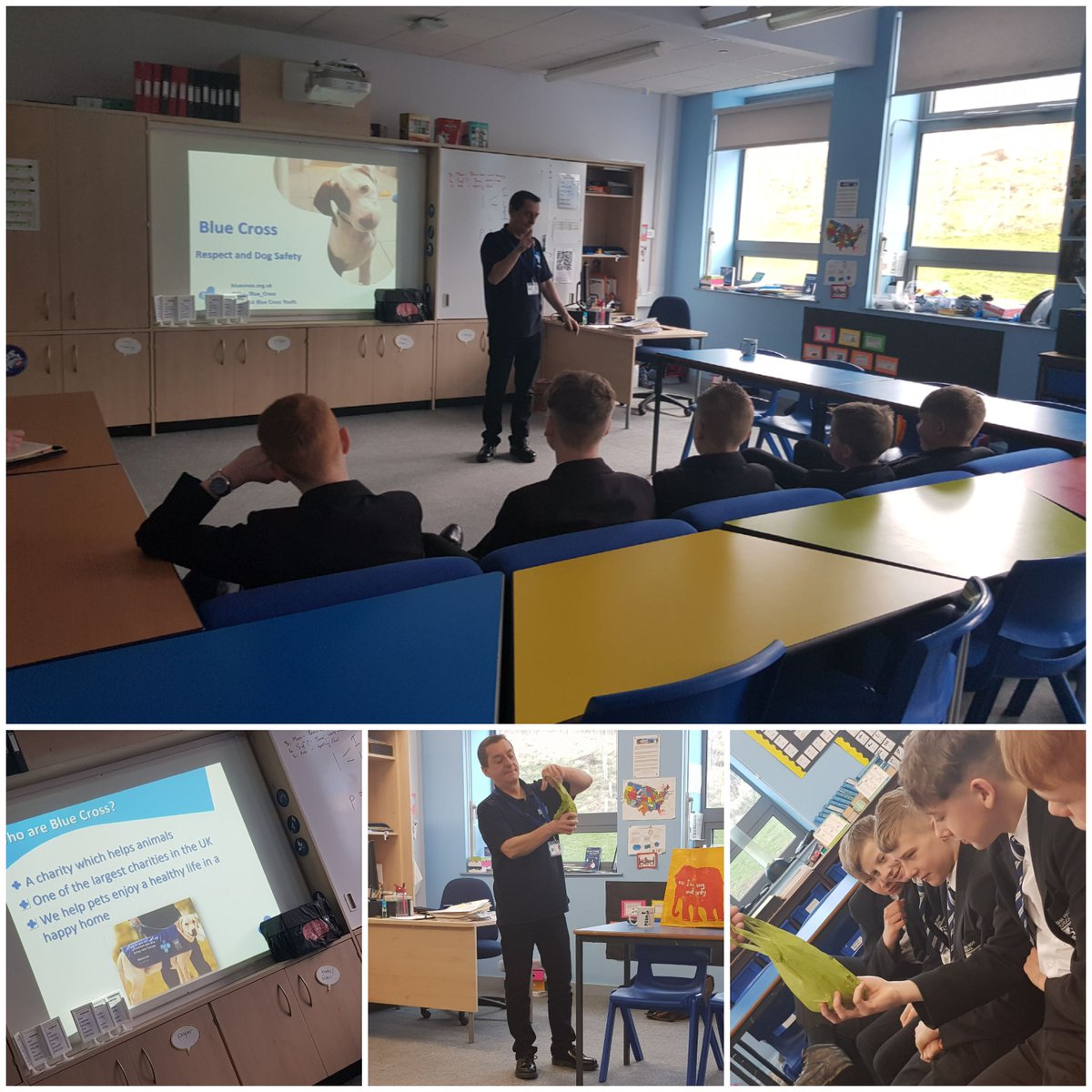 SHSCompCurr's tweet photo. A massive thanks to Simon from @The_Blue_Cross who delivered a highly engaging talk about dog ownership and responsibilities to our BTEC Animal Care class. @SeahamHigh @seaham_support https://t.co/aaW8JbGc6M