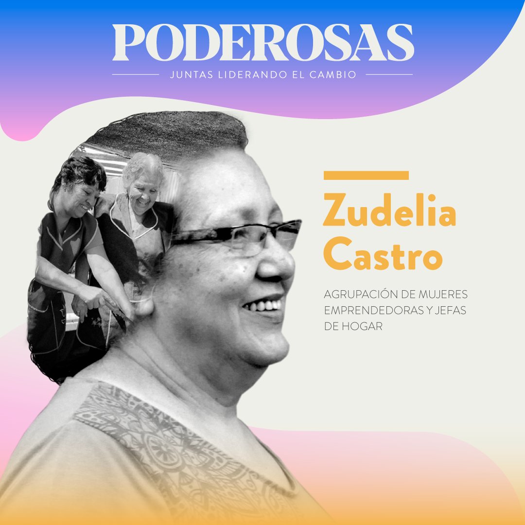 basepublica's tweet image. ⚡PODEROSAS 2020⚡
🤝Zudelia Castro trabaja desde las bases sociales empoderando a mujeres que sufren violencia de género. Su método es entregarles herramientas para lograr la independencia económica y logren salir del círculo de la violencia.
#Poderosas2020 #MesDeLaMujer