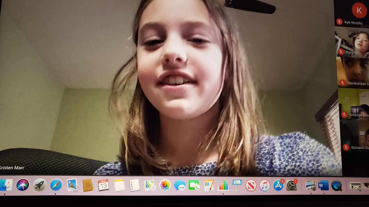 BlairEiseman's tweet photo. I love hearing about virtual Morning Meetings taking place across the district during remote learning - classroom communities still coming together, checking in, greeting one another and sharing. ❤️@responsiveclass #sbpdchat https://t.co/ZoRcFp0qwI