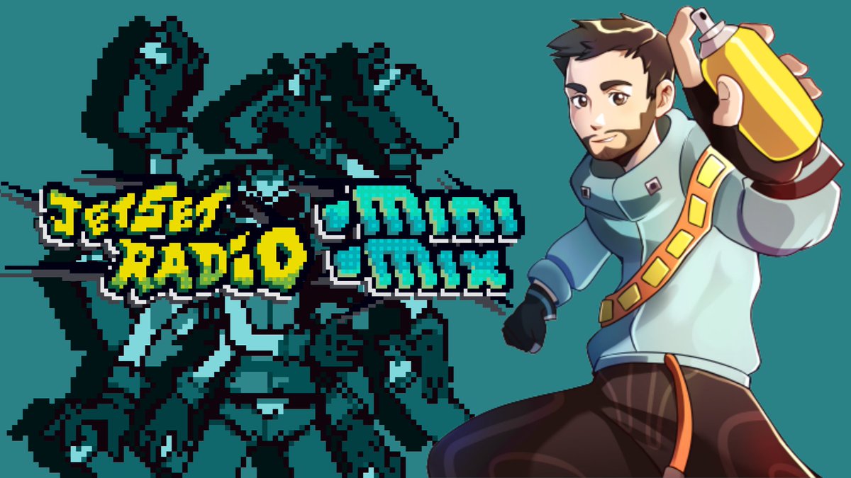 the hottest new game on jetsetradio.live, Jet Set Radio Mini Mix!