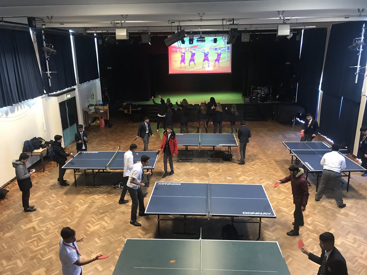 LMA_HHouse's tweet photo. Sports Relief Today - including marathon games of table tennis, cake sale, basketball and danceathon. Well done to those who took part. Great cause. @PE_LawnManor @lawn_manor https://t.co/EpQ1MwNtn1