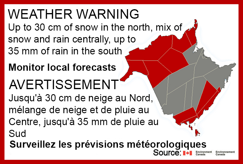 NBEMO_OMUNB's tweet photo. Friday, March 13, 2020, 4:34 p.m. / Vendredi 13 mars 2020, 16 h 34 #NBEMO #OMUNB #NBStorm #NBMeteo
https://t.co/1dsJdJKI7r
https://t.co/7Sm3vAI0R5 https://t.co/5Z11YabguW