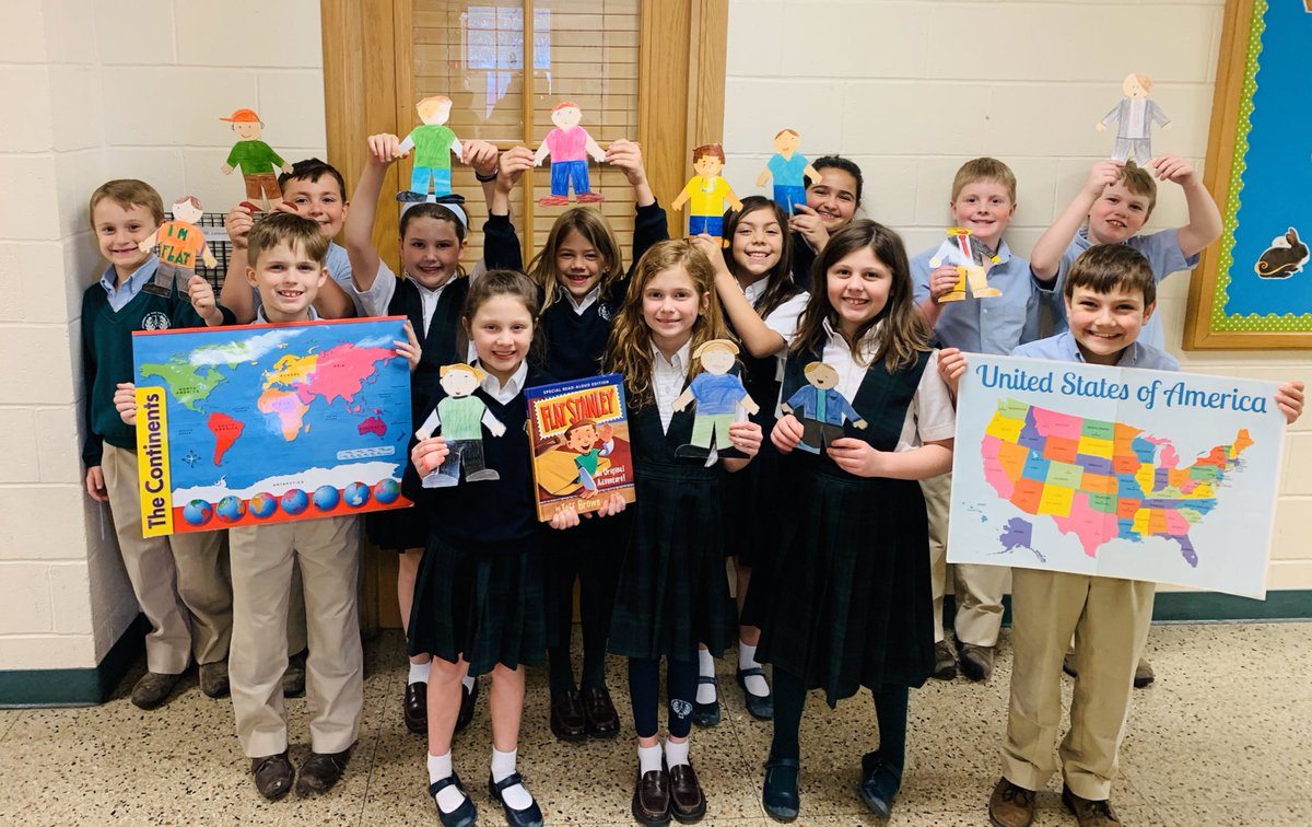Tyree3rdClass's tweet photo. Our Flat Stanleys are off today and next week for another adventure! Looking forward to the return! #thirdclass #flatstanley #letterwriting @ash1818 https://t.co/sbywzqD941