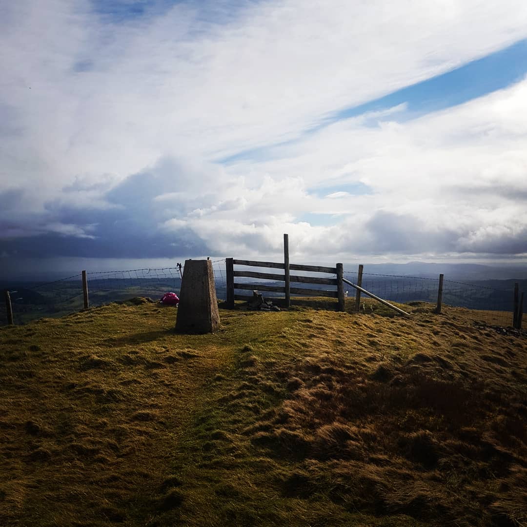 gremlin100's tweet photo. A bit of 'me- time' today, walking with some good friends. The mound is where they filmed 'an Englishman who went up a hill and came down a mountain' with Hugh Grant. Just down the road from us. #gyrn #moelfre #llansilin #metime
#unplugged https://t.co/jCKNP6ENTt