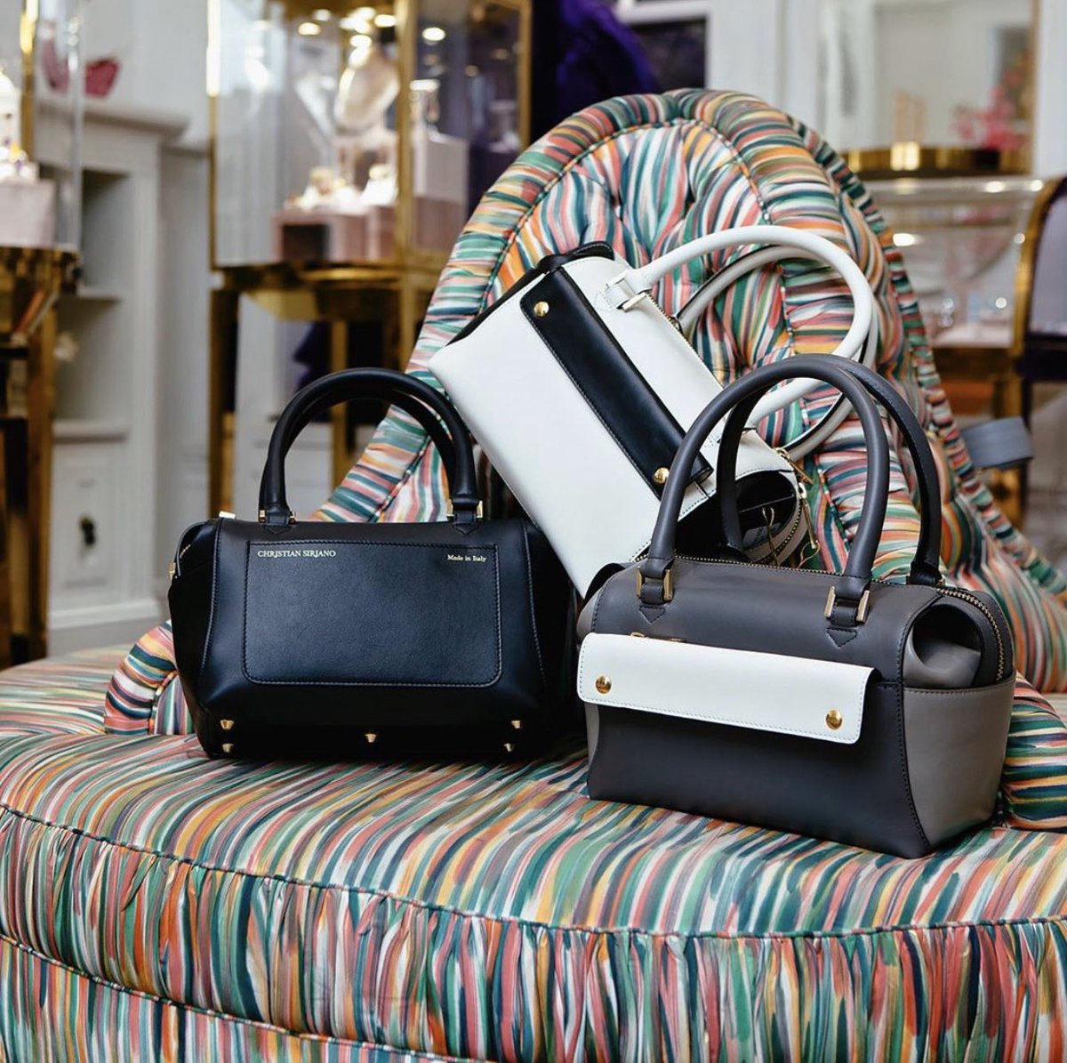 We’ve got this week in the bag! 👛 Shop New <a href="/CSiriano/">Christian Siriano</a> Handbags now! To place an order email sales@TheCuratedNYC.com