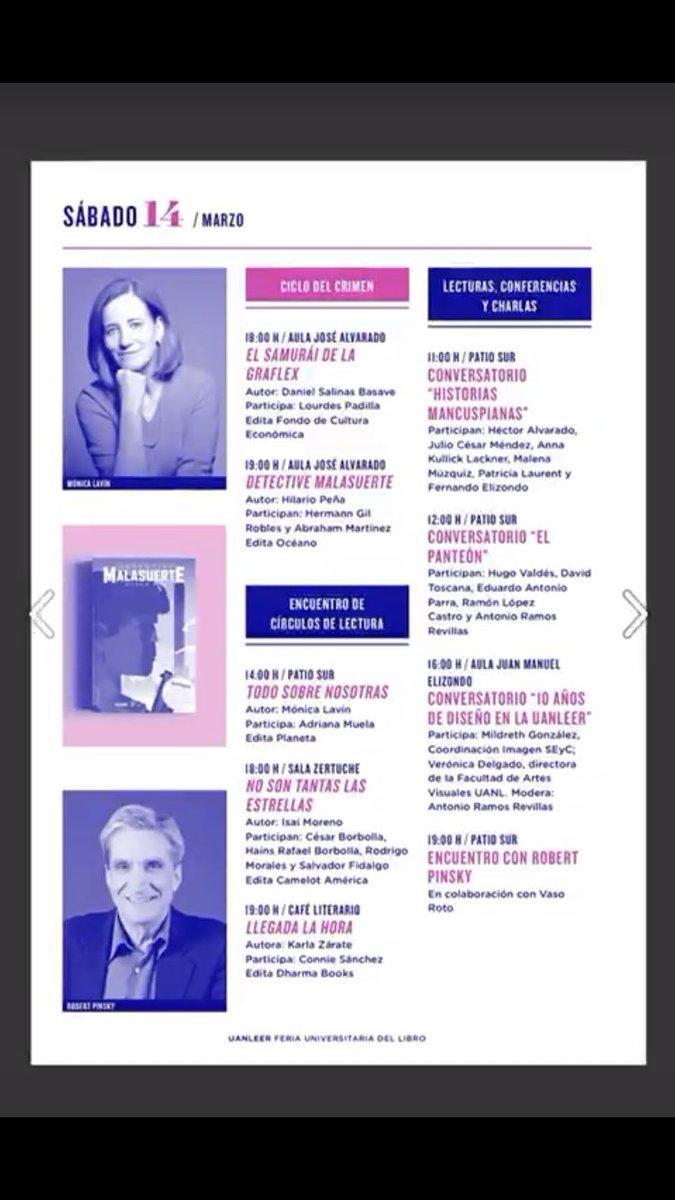 conniemty's tweet photo. Este sábado 14 de marzo a las 19hrs en la #uanleer del Aula Magna de Colegio Civil, presentaré la explosiva novela: “Llegada la hora”, de Karla Zárate @espia_rusa. La trama es contada por el cocinero de la prisión de máxima seguridad en EU. ¡Les espero! @CulturaUANL @dharmabooks https://t.co/u4PP6tBs2l