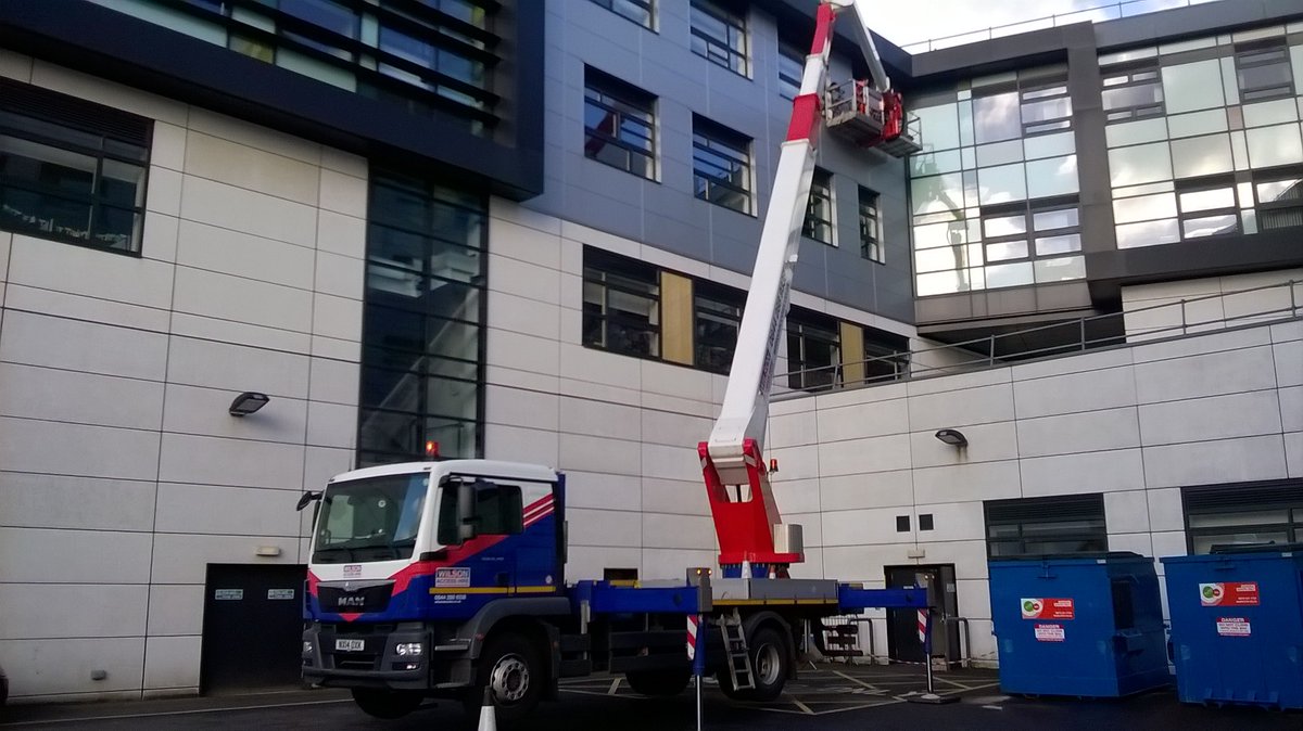 WilsonHire's tweet photo. Our Wumang WT450 is a high specification truck mounted cherry picker with a 45m reach height and telescopic jib. https://t.co/fAFOhYqYXT https://t.co/FdyhT4170y