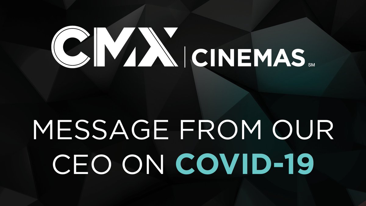 CobbTheatres's tweet photo. The health and safety of our guests and employees are the main priority at CMX Cinemas, and we are being proactive as a result of the emerging public health threat from Coronavirus (COVID-19).

Please visit https://t.co/jNC2PG0t8f for more info. https://t.co/qq22soGZFP