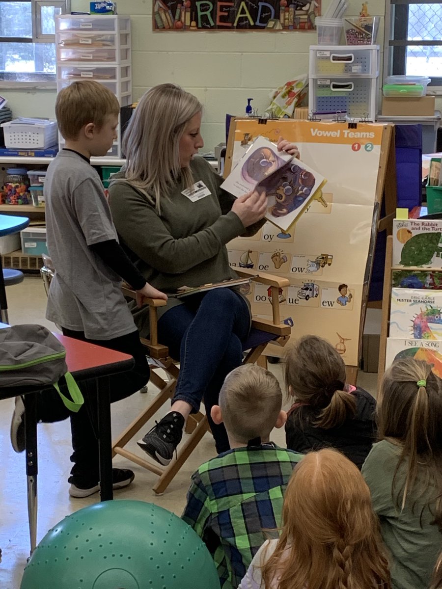 Chase’s mom was our special guest reader today!!!  #WeAreChardon #munson #firstgrade