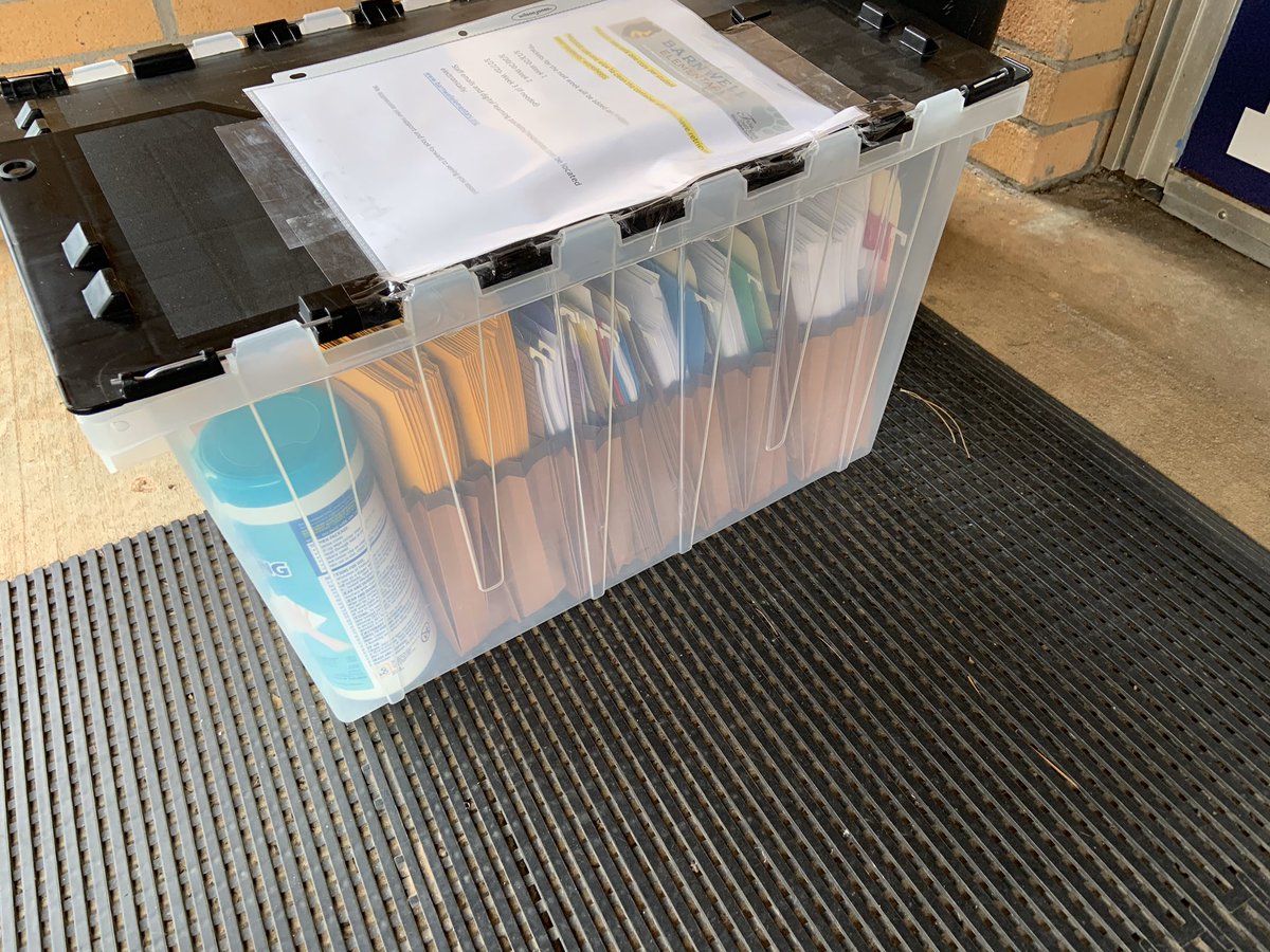 Shakerag_AP's tweet photo. If any Barnwell family needs paper copies of next week’s activities please visit our front door! They are divided by grade level. We will replace these resources each Friday! Stay healthy Bears!! We miss you already! @TheBarnwellBeat 🐻🤗 https://t.co/n4DRbj47TW