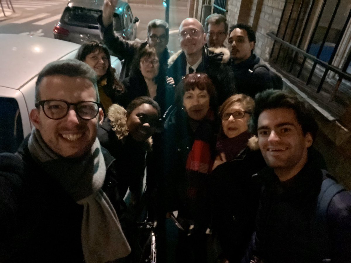 Parisien_nes14's tweet photo. ✊ Dernière soirée incroyable avant le 1er tour des #Municipales2020 pour #Paris14 ! 

Encore de si belles rencontres et de si beaux échanges ! 

🗳 Dimanche 15/03, votez @c_grunenwald pour remettre les habitants au cœur des décisions ! 

https://t.co/tiNNyKSWSo https://t.co/SPTFgWJQVs
