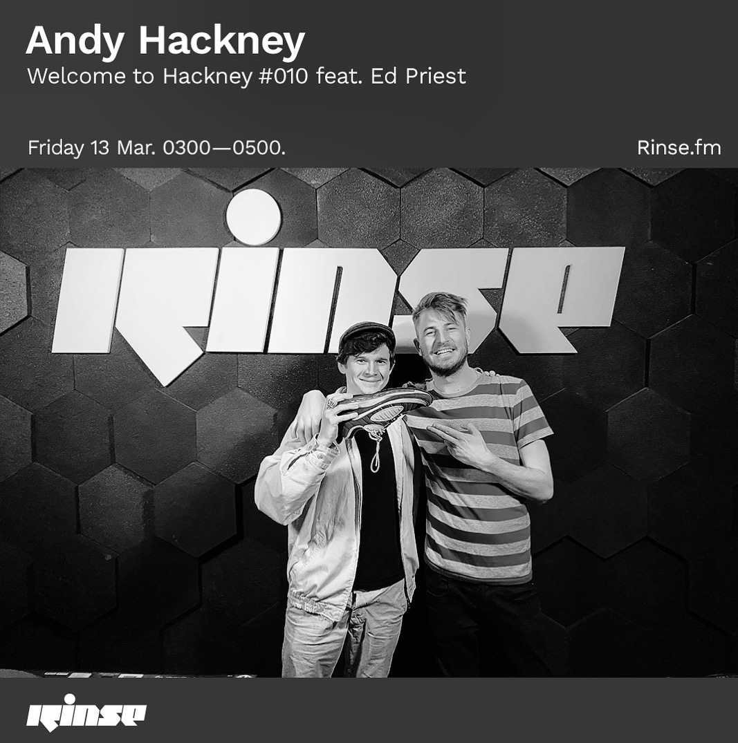 RinseFM's tweet photo. Up next we've got @AndyHackney - Welcome To Hackney #010 feat. #EdPriest on https://t.co/Q0ed1ktSEG & 106.8FM
#RinseFM https://t.co/isWby09BZ6