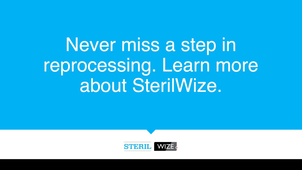 SterilWizeLtd's tweet photo. Never miss a step in reprocessing. Learn more about SteriWize. https://t.co/f385ksyxDV
#Dentist #dentists #dentistry #sterilization #dentalclinic #computerguided #wize #sterilwize #autoclave #sterilize https://t.co/xh7RHmLrgh