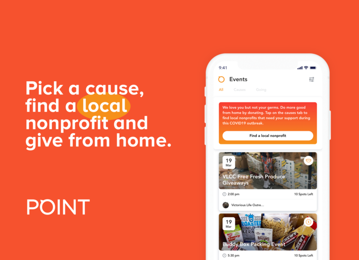Want to know how to do something good during the #COVID19 outbreak? This is your starting POINT. Now you can GIVE and volunteer safely on POINT. buff.ly/2w7flJ7