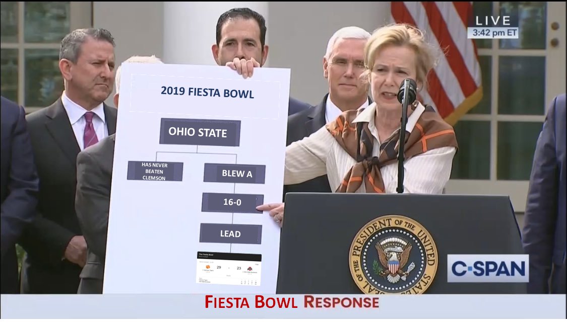 apthirteen's tweet photo. Very useful chart at the White House coronavirus press conference. https://t.co/kRpFWRb3EE
