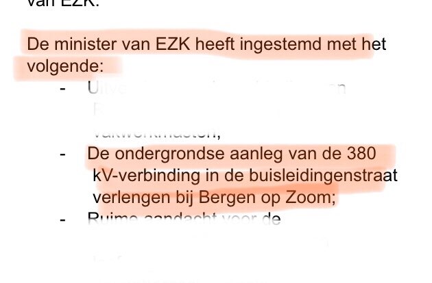 YESSSSS! Tussen al dat dreigende #Corona nieuws komt vanavond ineens dit prachtige bericht: de #380Kv hoogspanningskabel gaat óók ter hoogte van Lievensberg en #Zoomland definitief ondergronds!! Geweldig #nieuws voor de #BrabantseWal!!