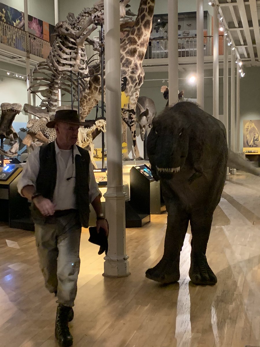 Sherri_D2's tweet photo. @NtlMuseumsScot #NmsLates #MuseumLates #Tyrannosaurus #Dinosaurs Dinner-date with T-rex! https://t.co/lz1XyDVH58