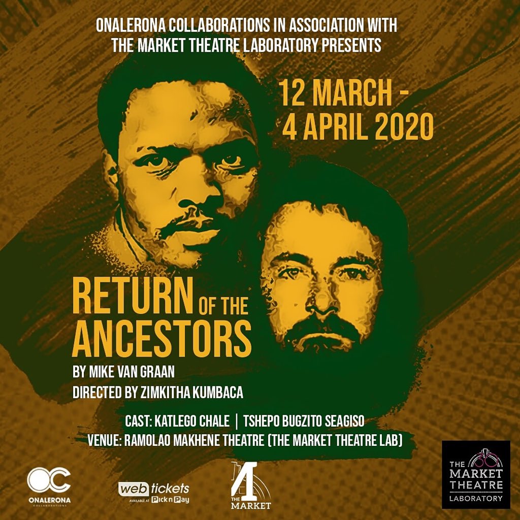 AncestorsReturn's tweet photo. catch the director: @ZIMKITHA_SA and cast: @Bugzito | @katlego_chale of #ReturnOfTheAncestors 🎭🎬❤️ in conversation with #RefiloeMpakanye on @Radio702 tomorrow morning @ 08:15 https://t.co/ncYL075EdU