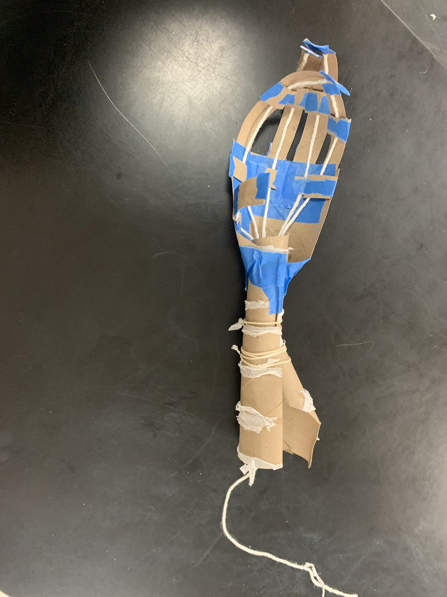 kcoxscience's tweet photo. In our steam enhancement today, students designed their own prosthetic legs or arms. They did an awesome job! @noecker_a #STEAM #GameOnECMS https://t.co/swVNXtBxCu