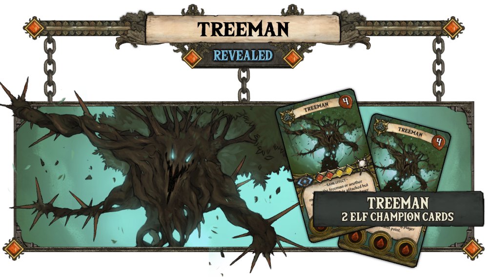 Voodoo_Games's tweet photo. From out of the forlorn forest emerges a TREEMAN!

https://t.co/vF4N4mTTAi

#knighttales #voodoogames #kickstarter #boardgames #treeman #elves https://t.co/aoaDxIE323