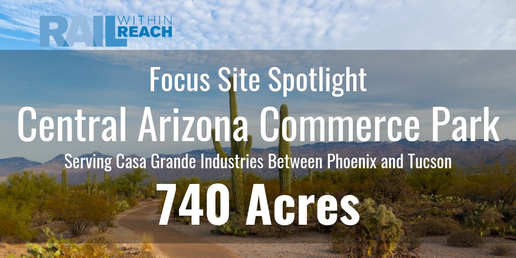 UnionPacific's tweet photo. Focus Sites are shovel-ready properties served by Union Pacific. With 740 acres available in Casa Grande, Arizona, ready for construction, Central Arizona Commerce Park connects your growing business to the rest of the nation — and beyond. #RailWithinReach https://t.co/xZwSS8SYkt https://t.co/BJ9amk7y89